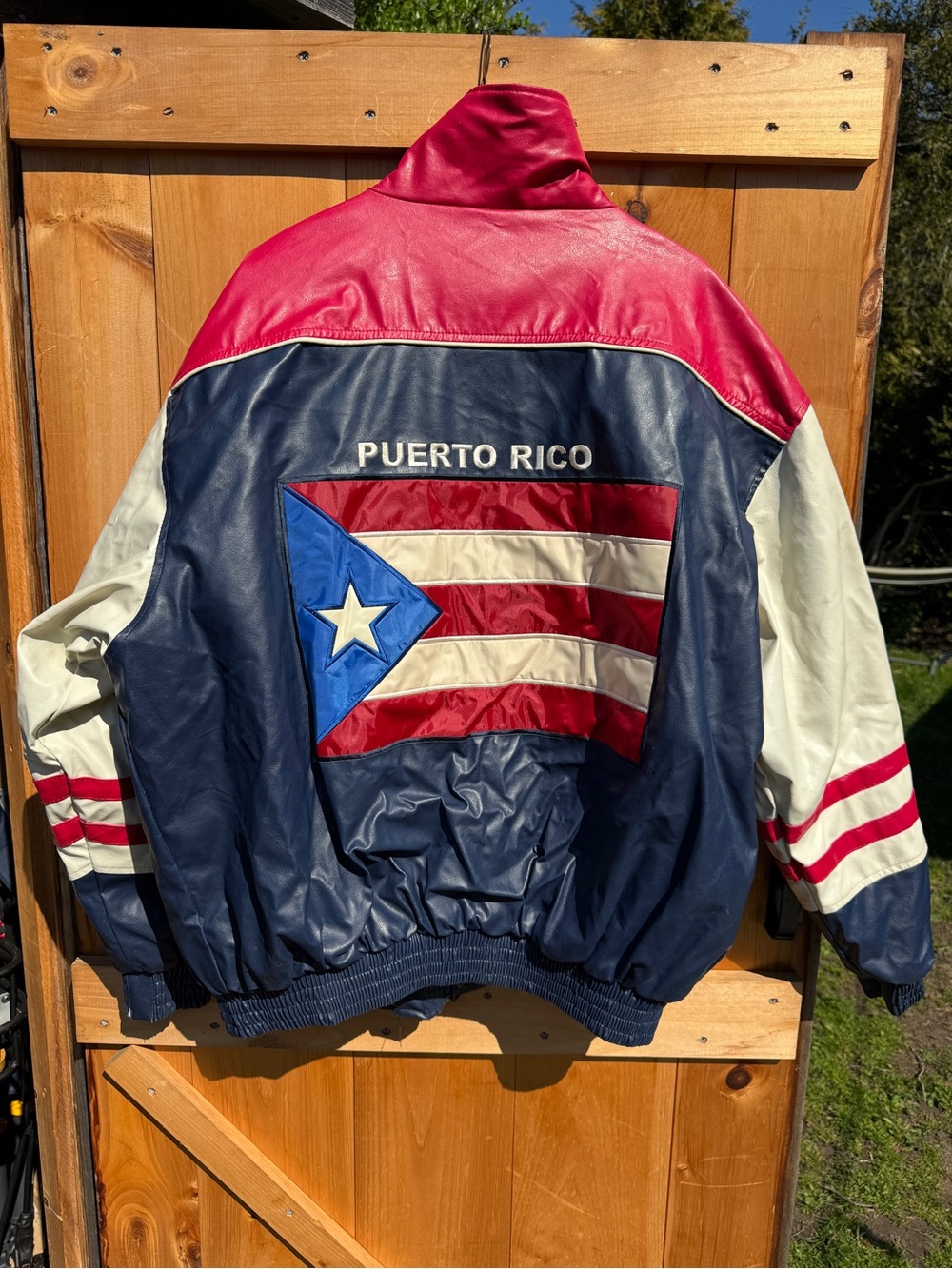 Steve & Barry's Puerto Rico Pleather Jacket